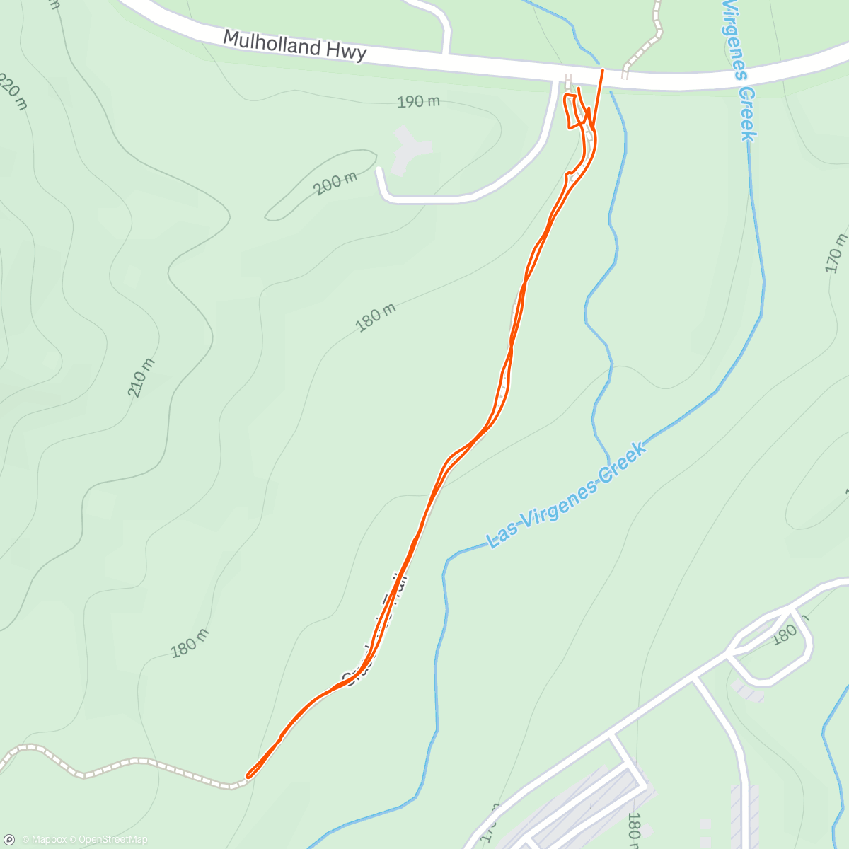 Map of the activity, Morning Walk