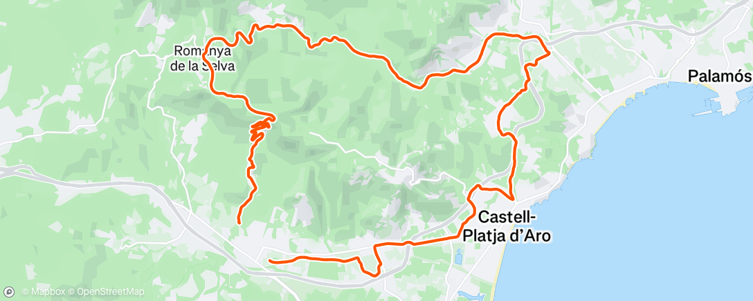 Map of the activity, Morning Ride