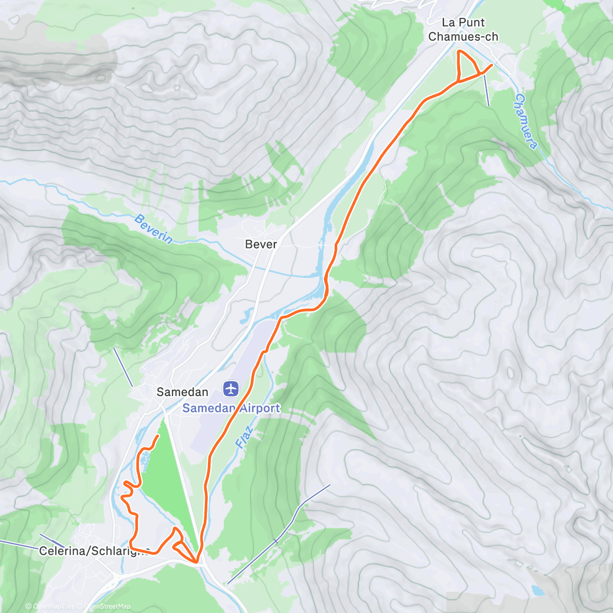 Map of the activity, Allne es super 2026 mit meh Rugge- als Gegewind😊