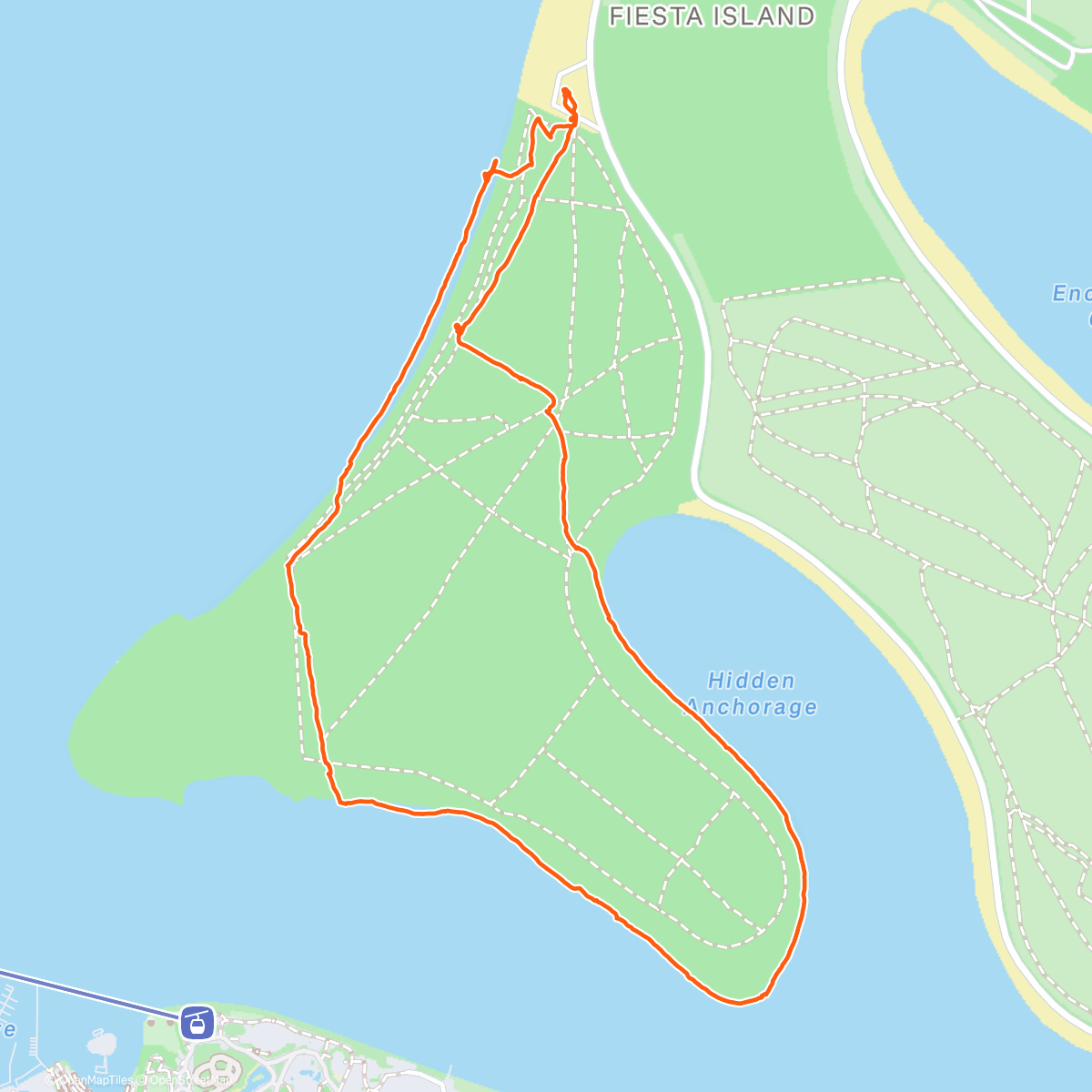 Карта физической активности (Afternoon Walk)