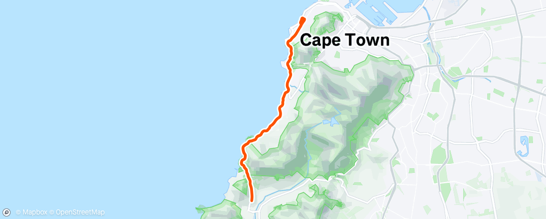 Map of the activity, Morning Run