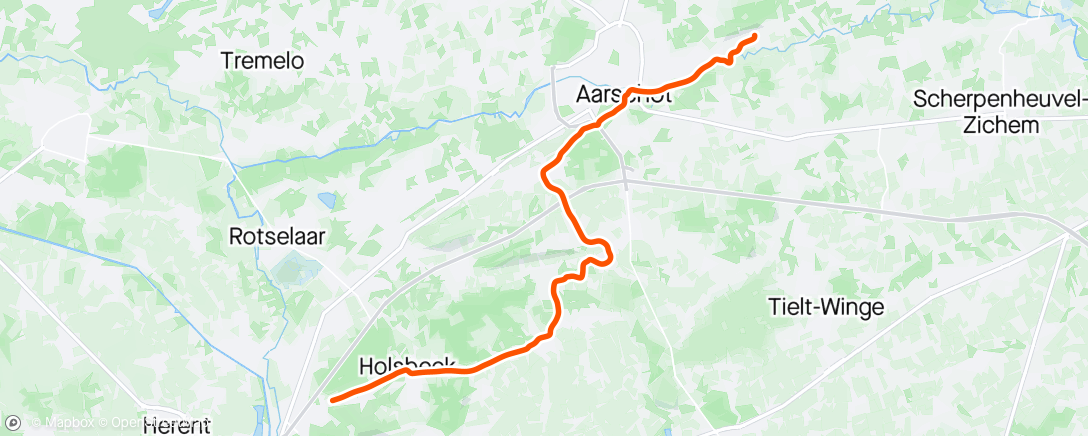 アクティビティ「Ochtendrit op mountainbike」の地図