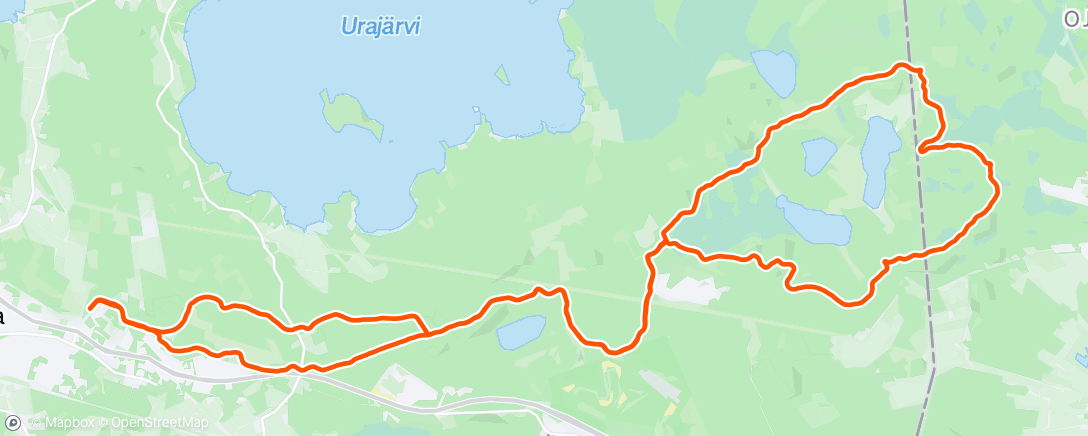 Map of the activity, Morning Run