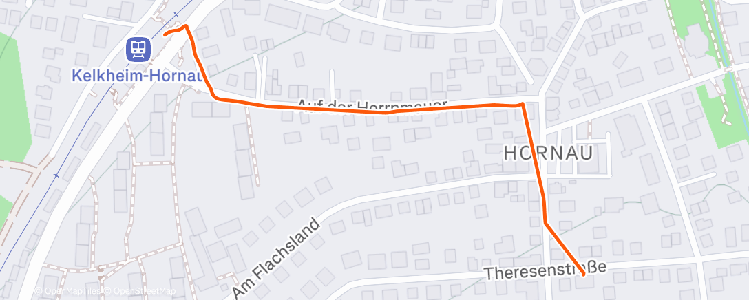 Карта физической активности (Vom Bahnhof zurück)