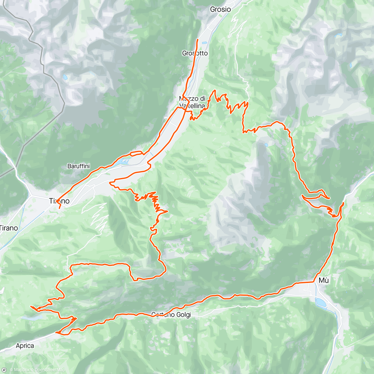 Map of the activity, Mortirolo 🤩🤩🤩