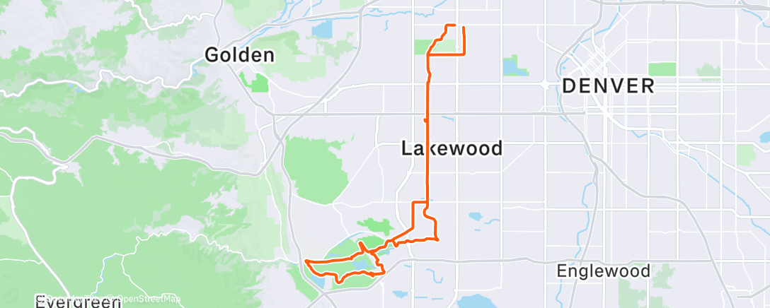 Карта физической активности (Morning Ride)