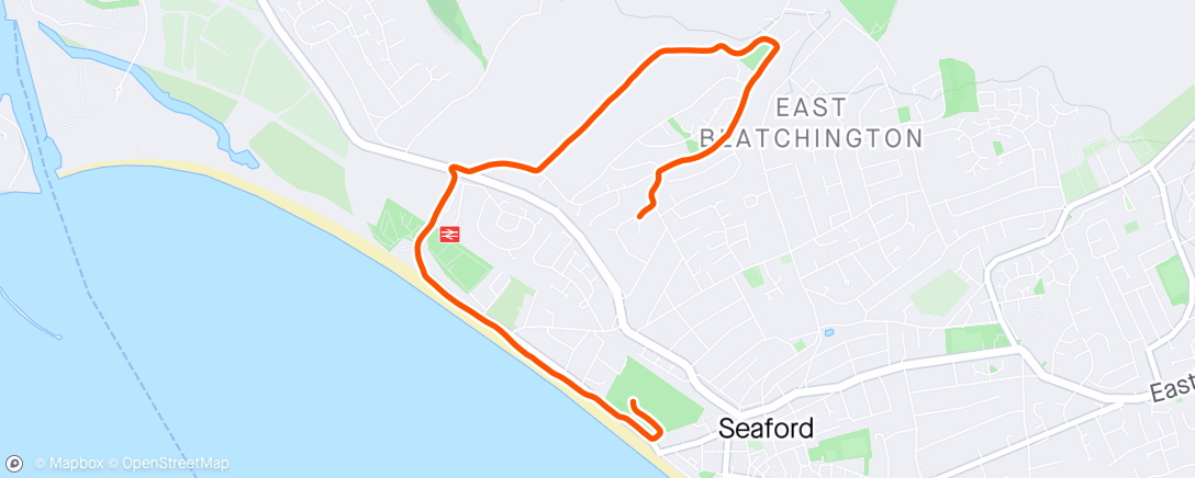 Map of the activity, Post Weights 5k