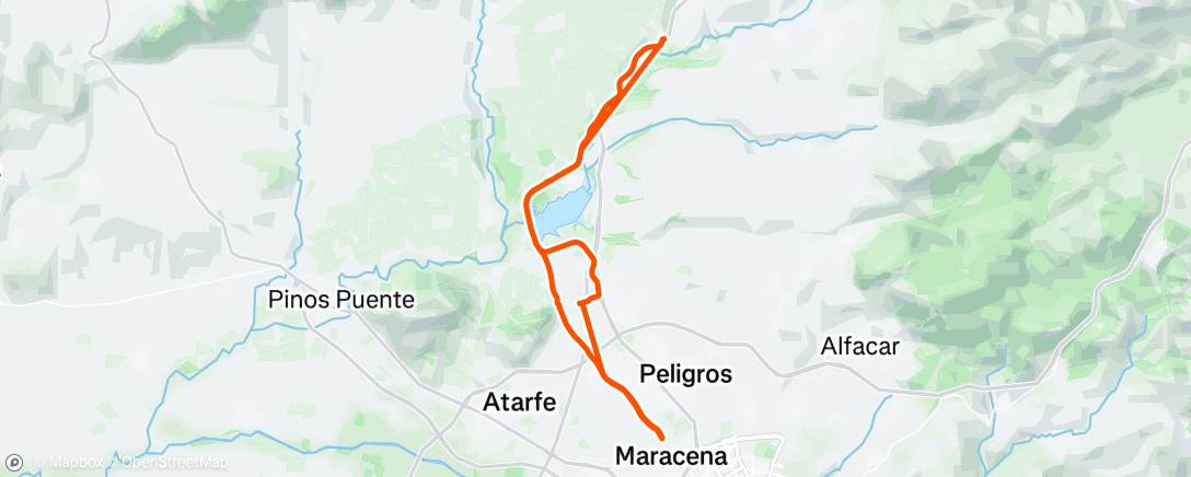 Map of the activity, Rotonda a Deifontes