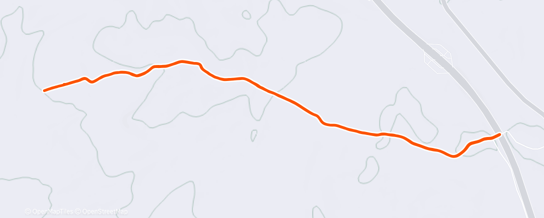 Map of the activity, Lunch Run