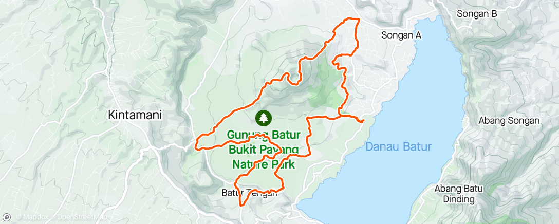 Map of the activity, Bali Trail Run 2024 (30K)