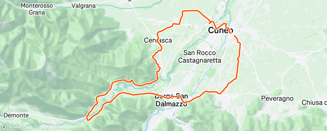 Map of the activity, Girino