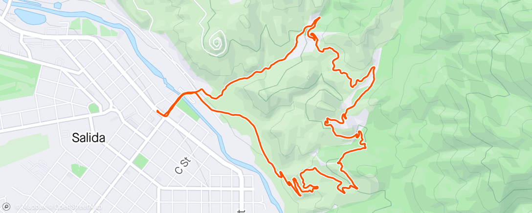 Carte de l'activité Morning Trail Run