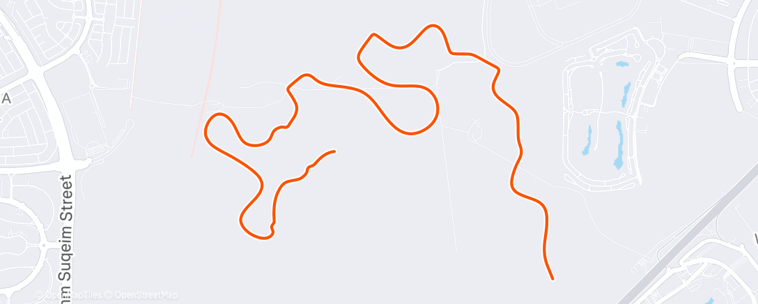 Map of the activity, MyWhoosh - Anaerobic Capacity into Sweetspot #1