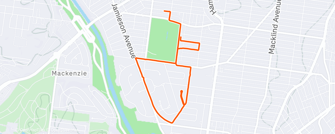 Карта физической активности (Morning Run)