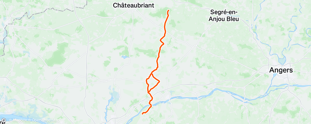 Map of the activity, Morning Ride