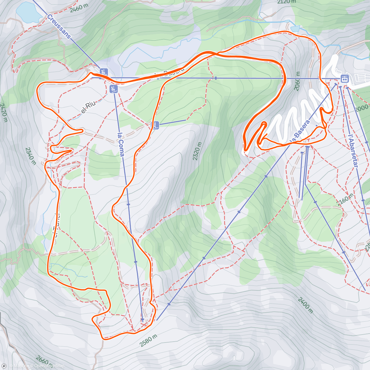 Map of the activity, PANETTONE ride 🧁