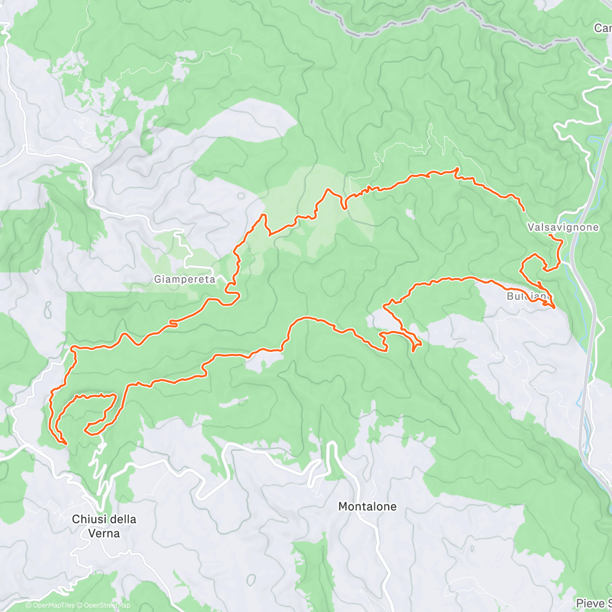 Карта физической активности (#923 trekking SOLO SPIRITUALITÀ)