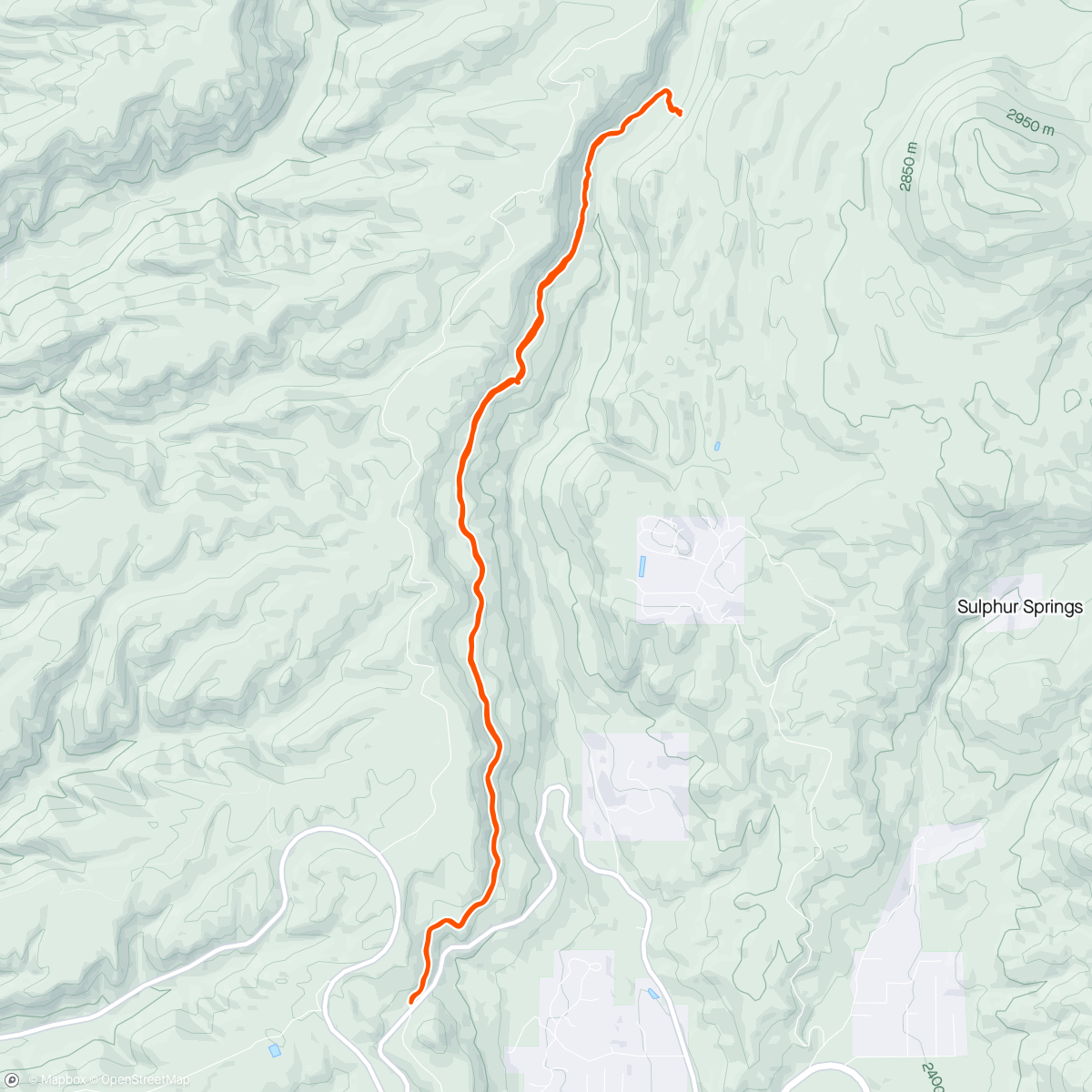 Map of the activity, Hot Springs