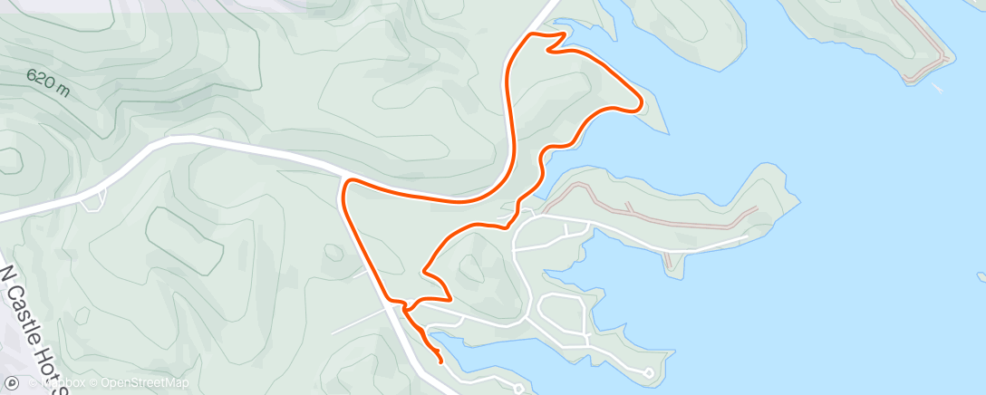 Map of the activity, Lil' walk
