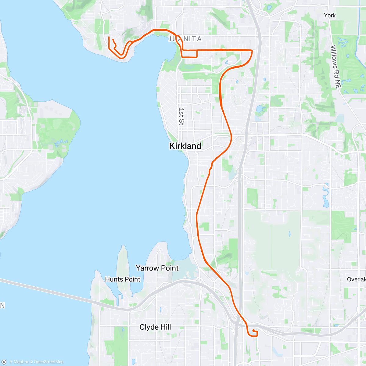 Map of the activity, Also sloppy, only warmer