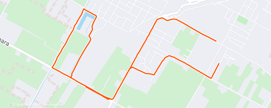 Map of the activity, Camminata mattutina