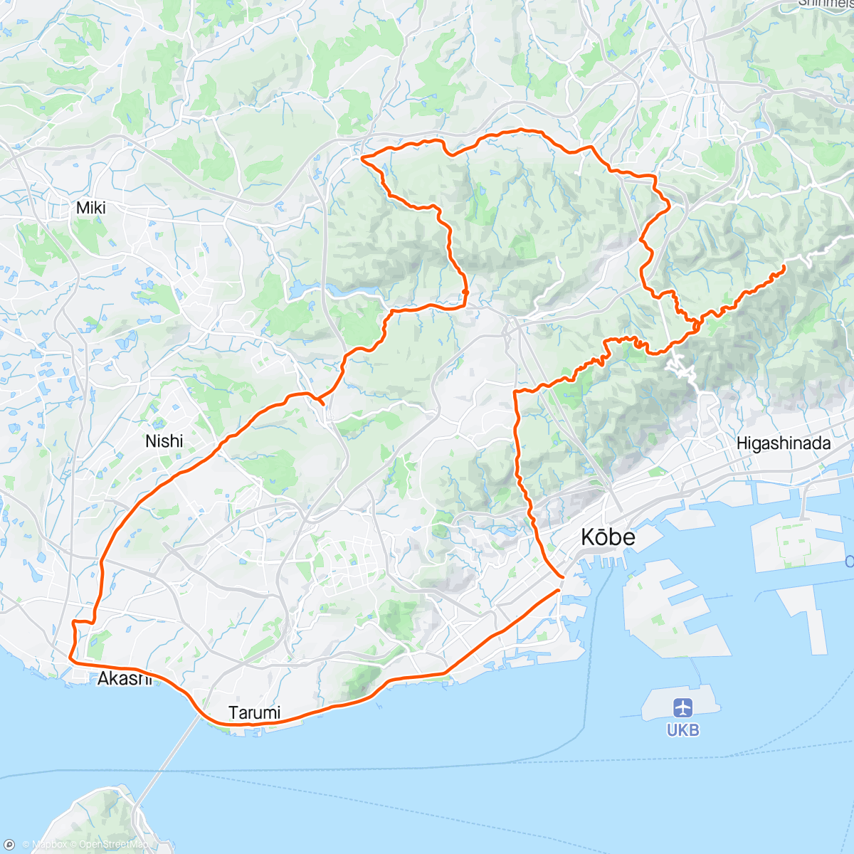 Map of the activity, 山トレ