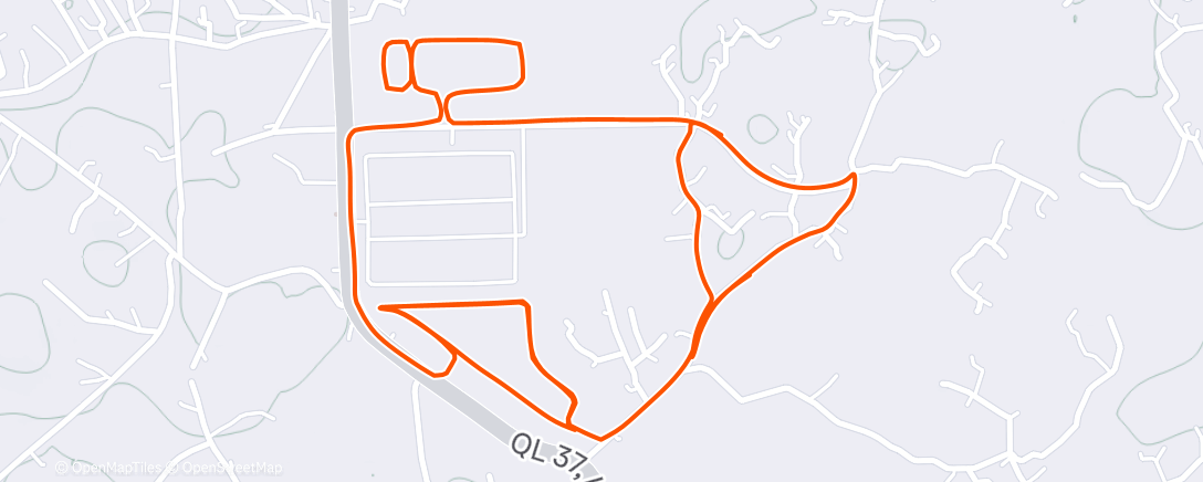 Карта физической активности (Morning Run)