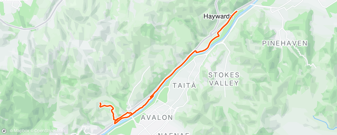 Peta aktivitas, Morning Run