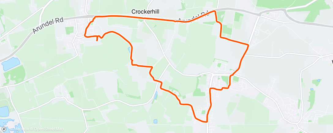 Map of the activity, Fuelled by yesterday's sprouts! Ez buggy run