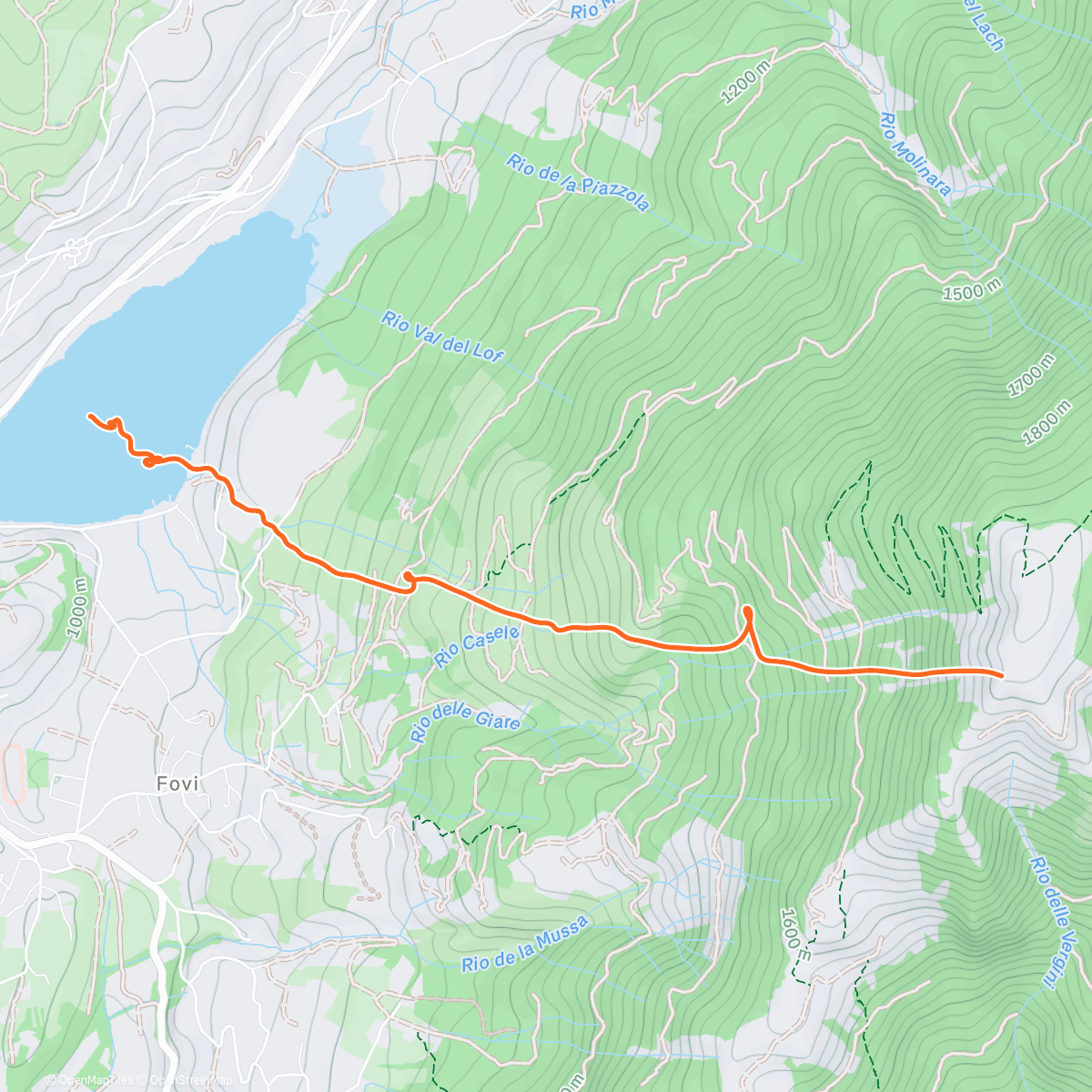 Map of the activity, ledova runway