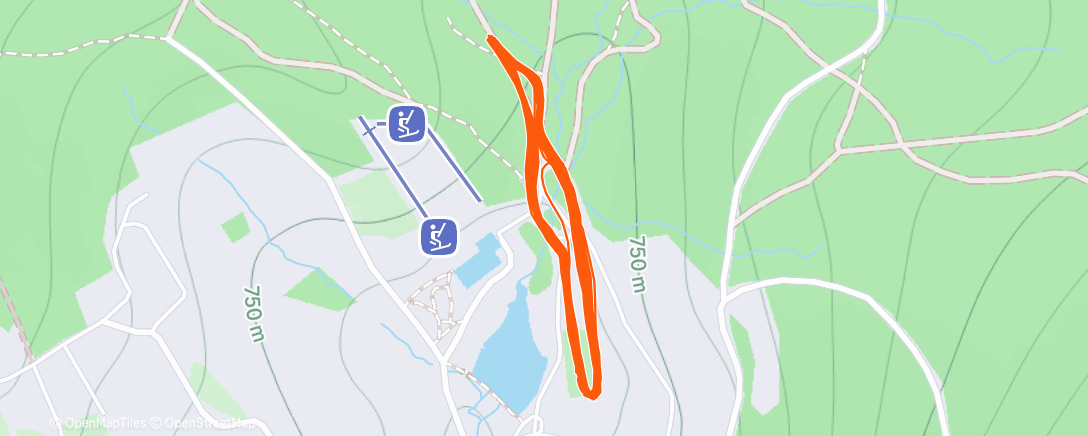 Карта физической активности (Bedřichovská klasika 
DP-SOUPAŽ)