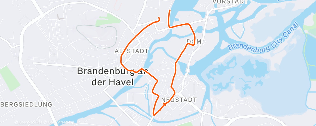 Карта физической активности (Afternoon Walk)