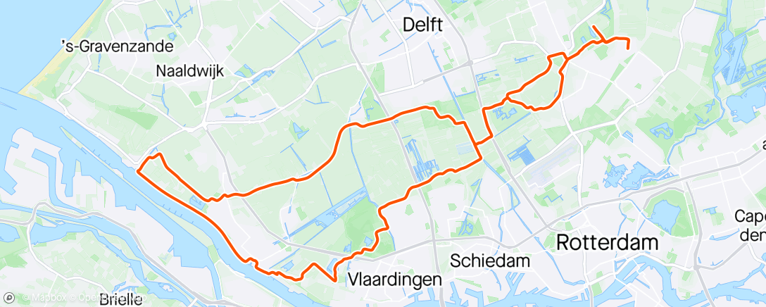 Map of the activity, Waterweg veel wind💨💨