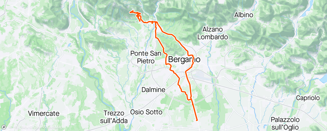 Mapa da atividade, Roncola mezza Roncola Roncolino