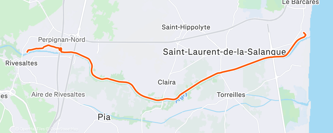 Map of the activity, Découverte de la voie verte pour Noël 😊