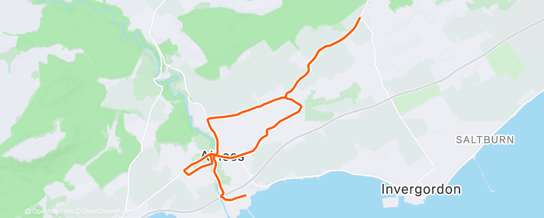 Map of the activity, Boxing Day Long Run 🫶🏻