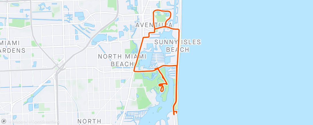 Map of the activity, Welcome to Miami