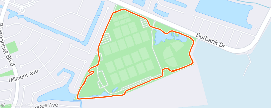 Карта физической активности (Afternoon Run)