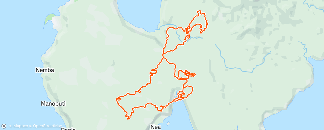 Map of the activity, Zwift - Shisa Shakedown in Makuri Islands