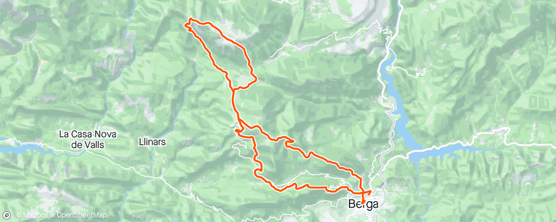 Carte de l'activité Marató de Berga 43è