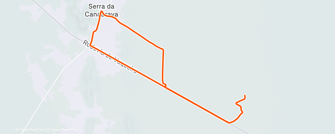 Map of the activity, Tarde Passeio