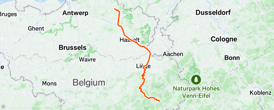 Map of the activity, Retie - Joubiéval