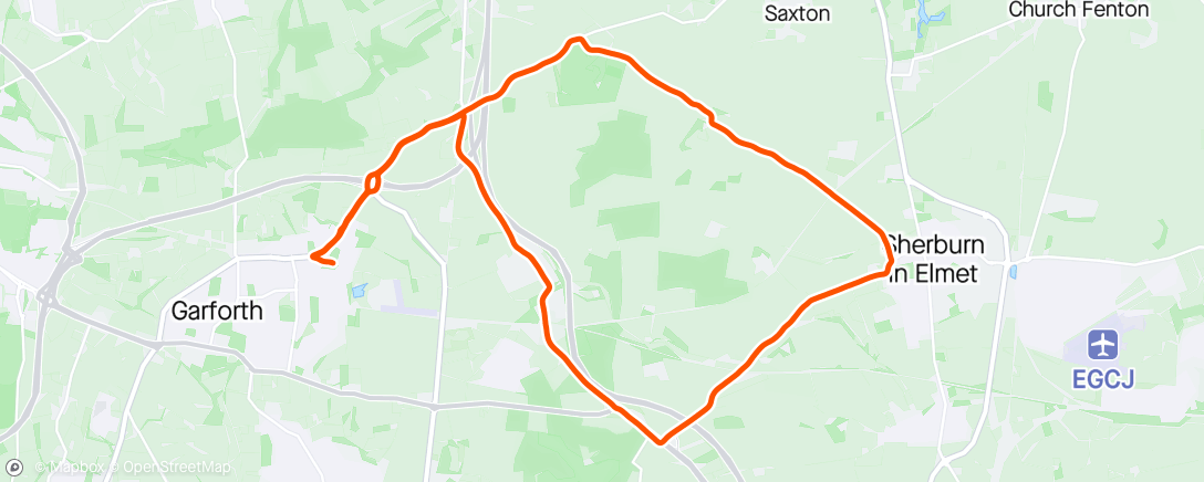 Map of the activity, Lunchtime ride 282. Cold, windy and wet…as usual🙄🚴‍♂️