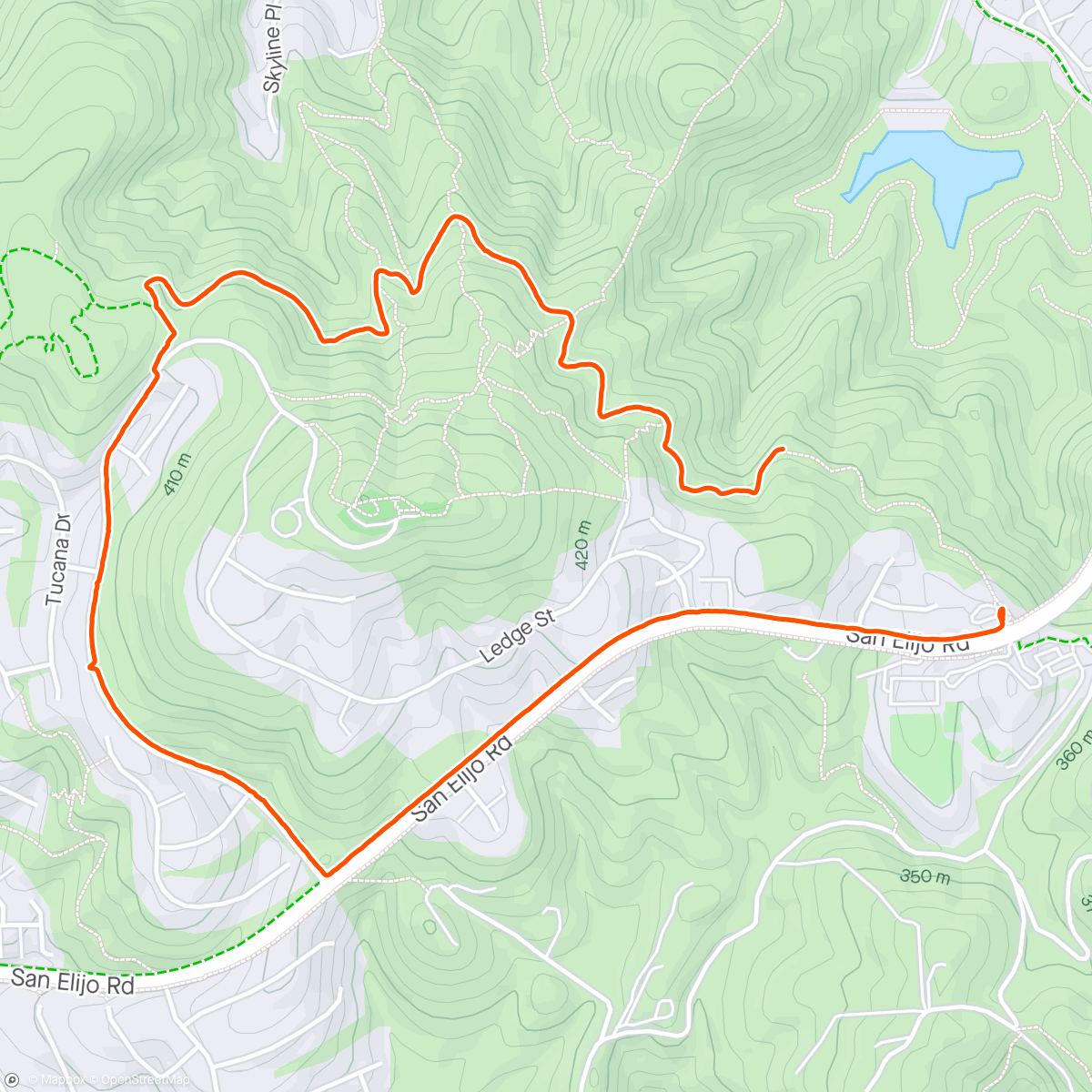 Map of the activity, BWR Trash walk