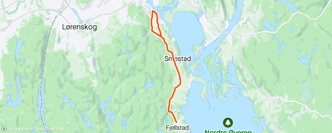Map of the activity, Longsdalen x 2