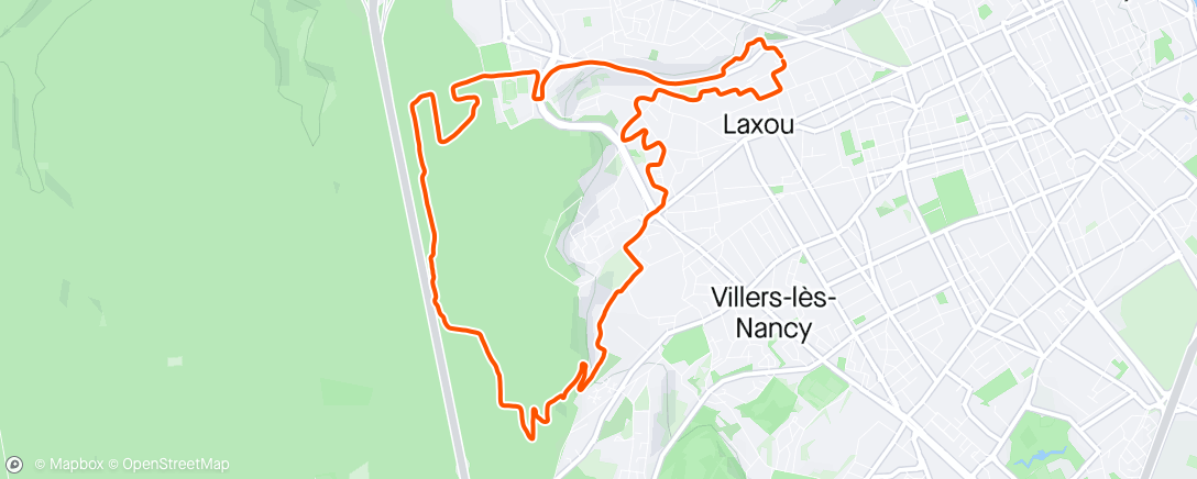 Map of the activity, Un tour au ruisseau