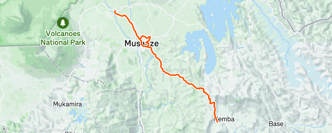 Mapa de la actividad (Morning Ride)