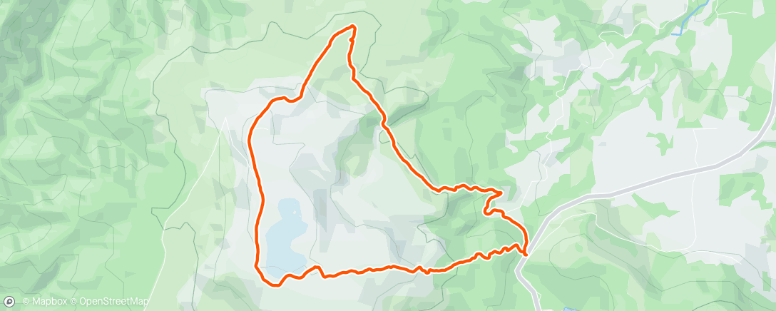 Map of the activity, Morning Run