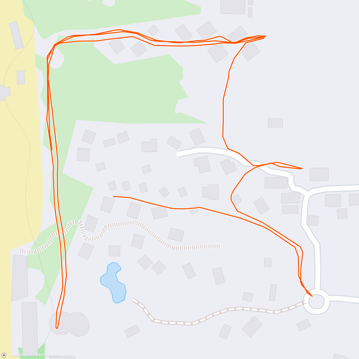 Mappa dell'attività Morning Run.