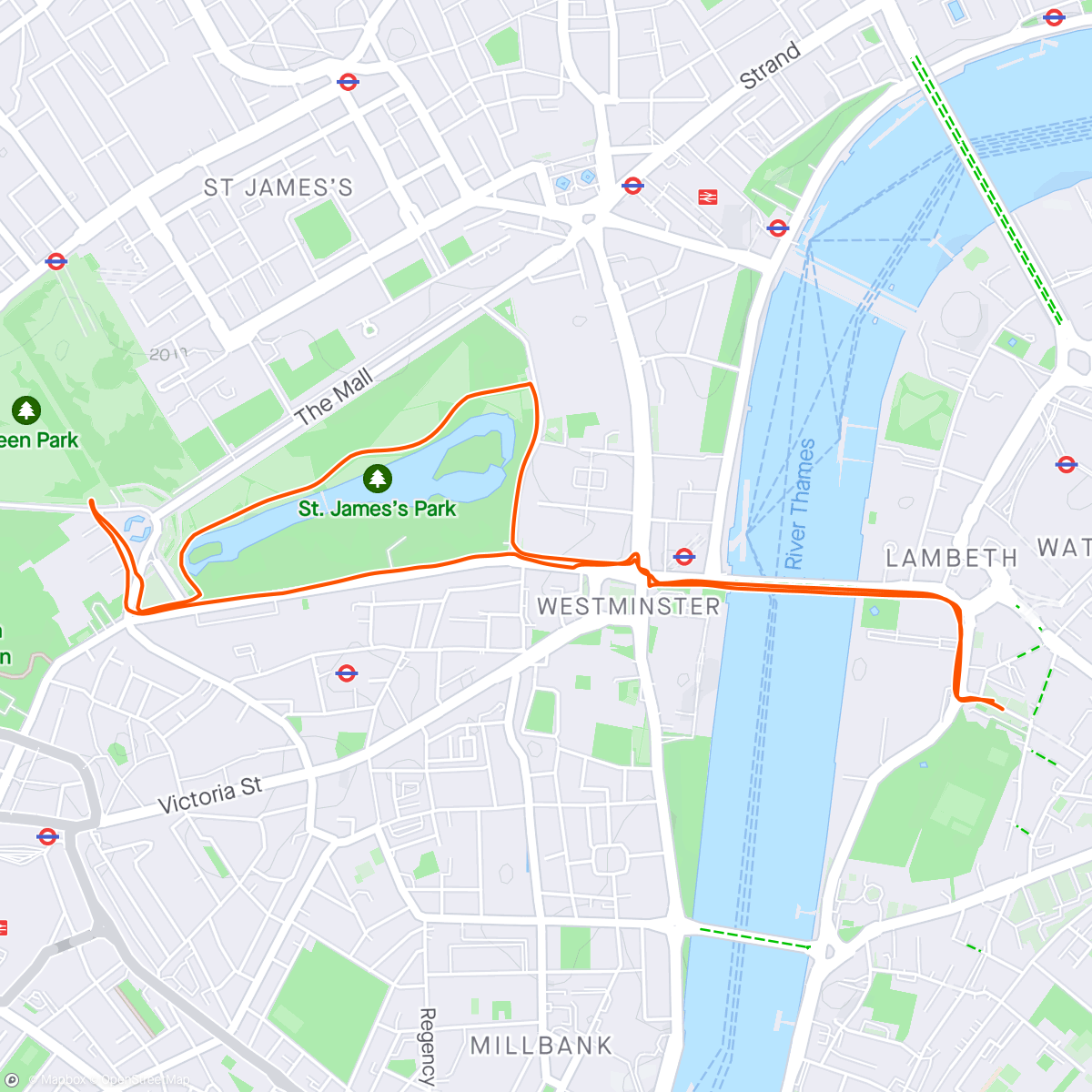 Map of the activity, London strolls 🇬🇧🎡